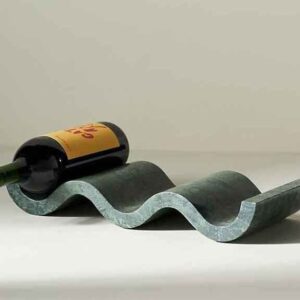 Wave Marble Wine Rack (Wine Bottle Holder)