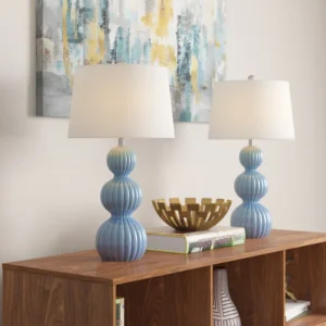 Blue Table Lamp