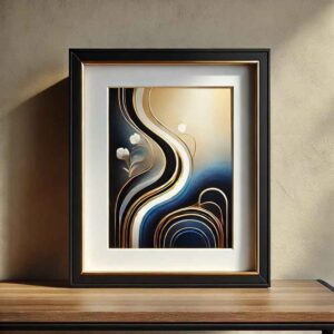 Framed Abstract Wall Art